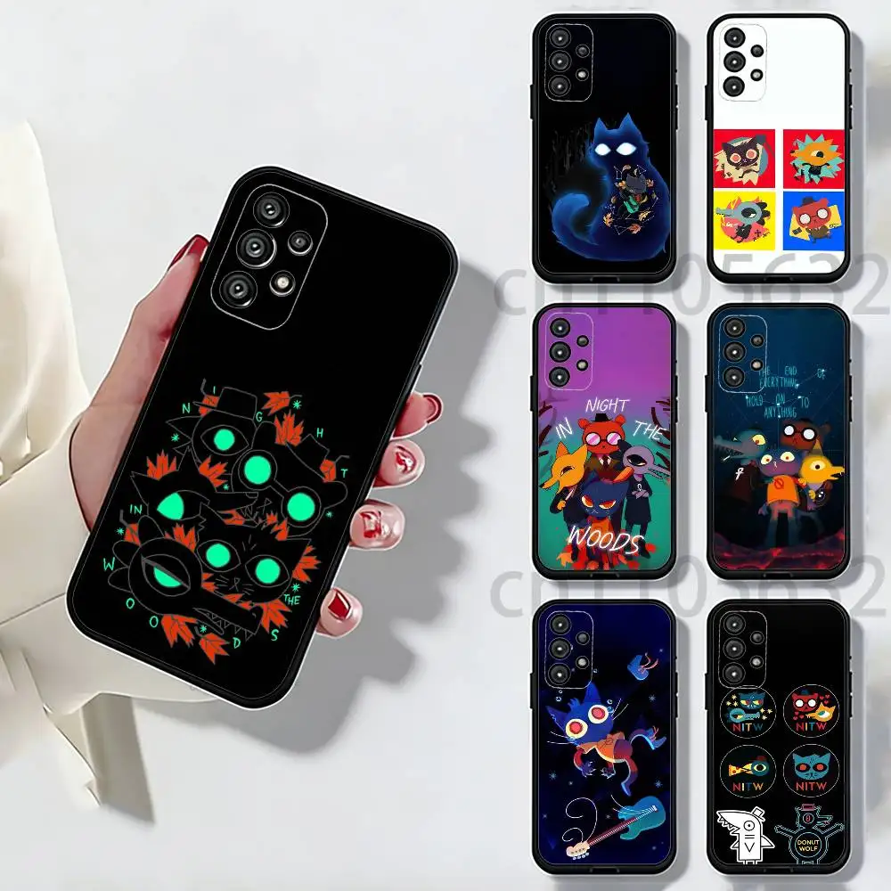 

Night In The Woods Gregg Lee Crimes Nightmare Eyes Phone Case For Samsung GalaxyA13,21s,22,31,32,52,53,71,80,A91Soft Black Shell
