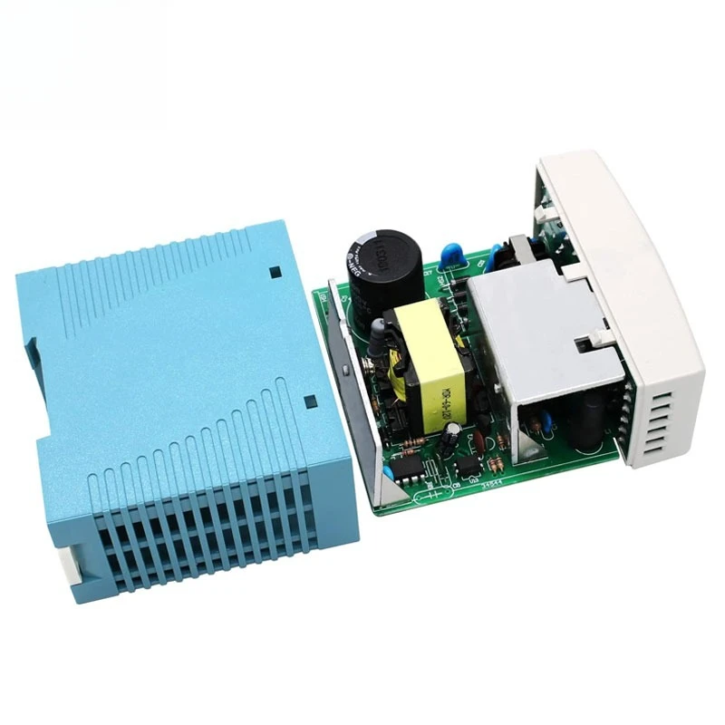 تحويل التيار الكهربائي الصناعية محول صغير Din السكك الحديدية إخراج واحد 5 فولت 12 فولت 24 فولت التيار المتناوب إلى تيار مستمر محول MDR-10W 20 واط 40 واط 60 واط 100 واط #4