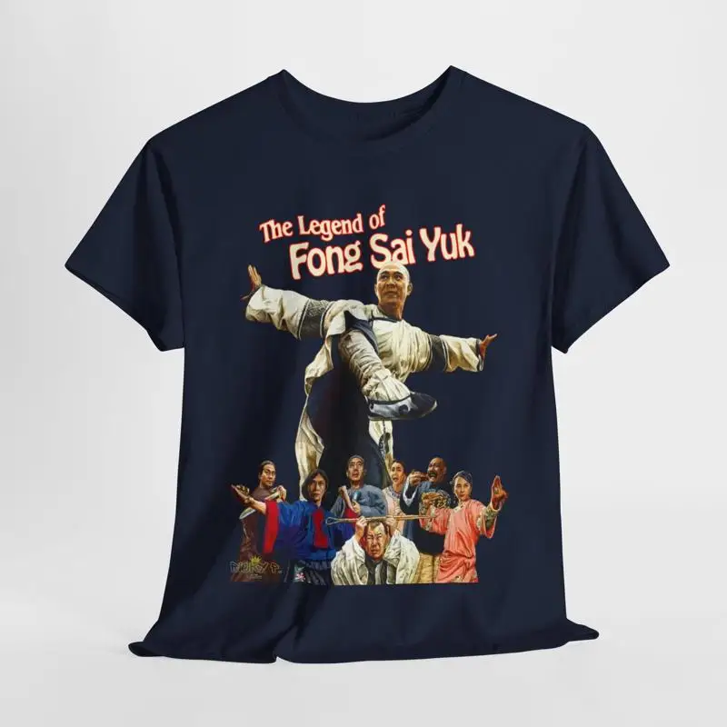 Футболка из фильма Jet Li The Legend Of Fong Sai Yuk HK из плотного хлопка