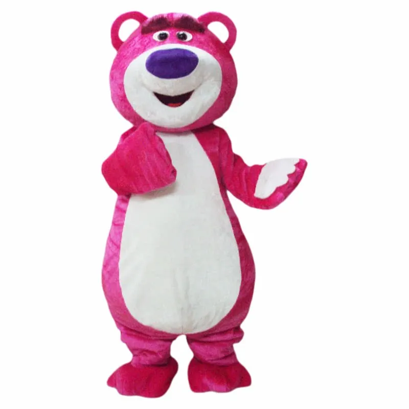 

Potdemiel Disney Lotso Bear Mascot Costume Cartoon Adult Size Outfits Walking Doll Christmas Fancy Party Stage Show