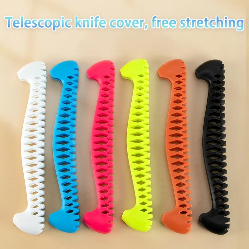 S/L/XL Walkable Ice Skate Blade Cover TPU Figure Skate Hockey Skates Prevent Puncture Scalable Blade Sleeve Blade Knife Cover