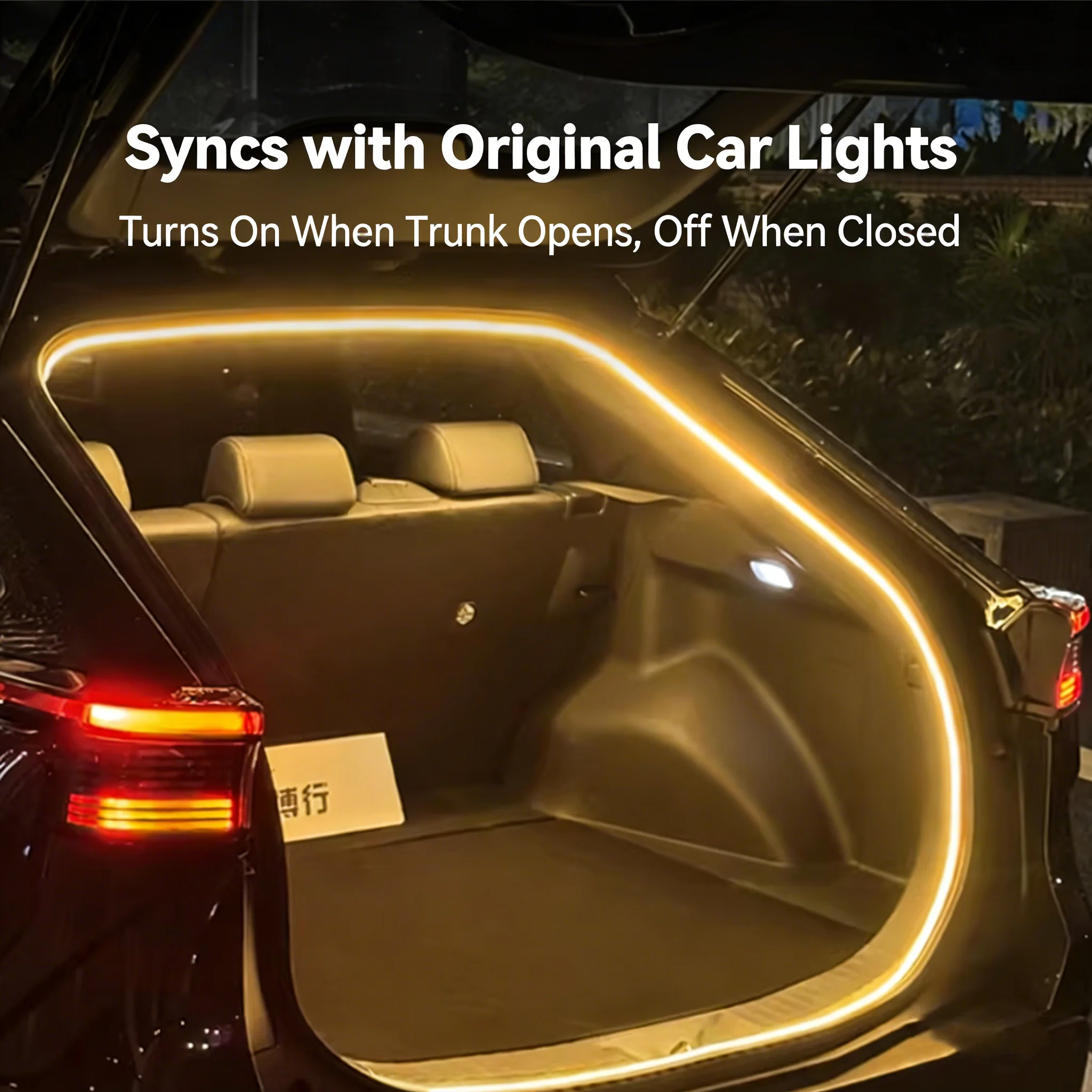 

LED Rear Trunk Light Bar For Changan CS Series SUV CS35 CS55 CS75 CS85 CS95 White Warm White Car Trunk Modified Atmosphere Lamp