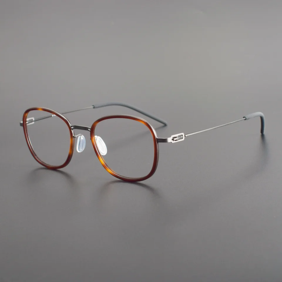 High-end Luxury Brand Designer Titanium Frame Eyeglasses For Men And Women Reading Anti Blue Light Optical Prescription Glasses