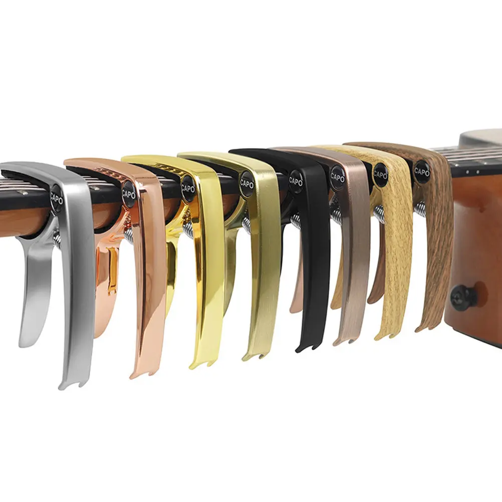 

Rustproof Aluminum Guitar Capo Sturdy for Electric Acoustic Classical Folk Guitar Ukulele Accessories Clamp Tool