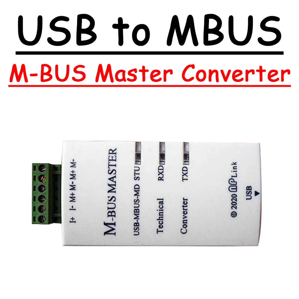 

Industrial USB to MBUS host meter reading M-BUS data debugging communication full isolation for Smart energy water heat meter