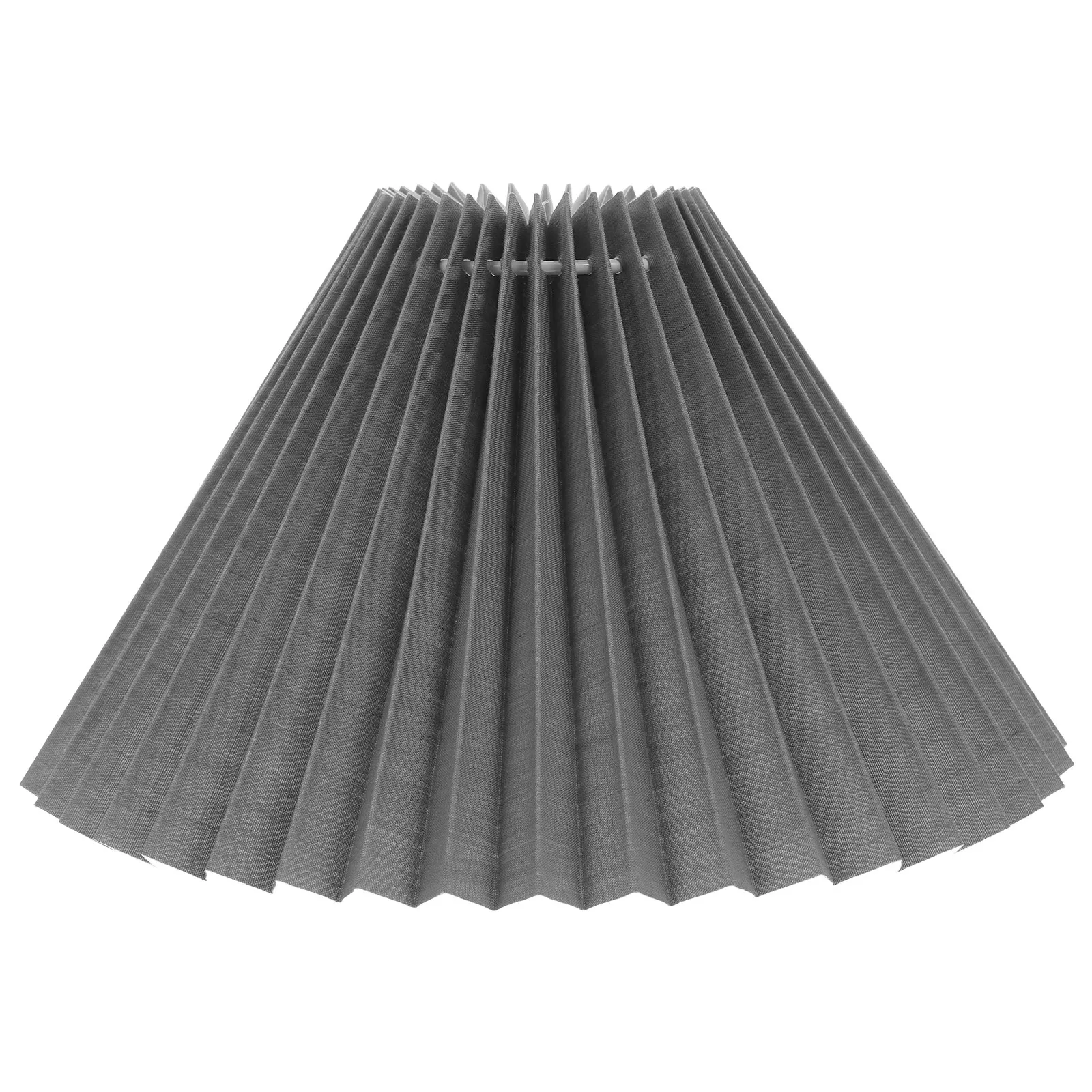 

Pleated Fabric Lampshade for Table Lamps and Floor Lamps Retro Vintage Design Soft Light Diffusion Bedroom Living Room Study
