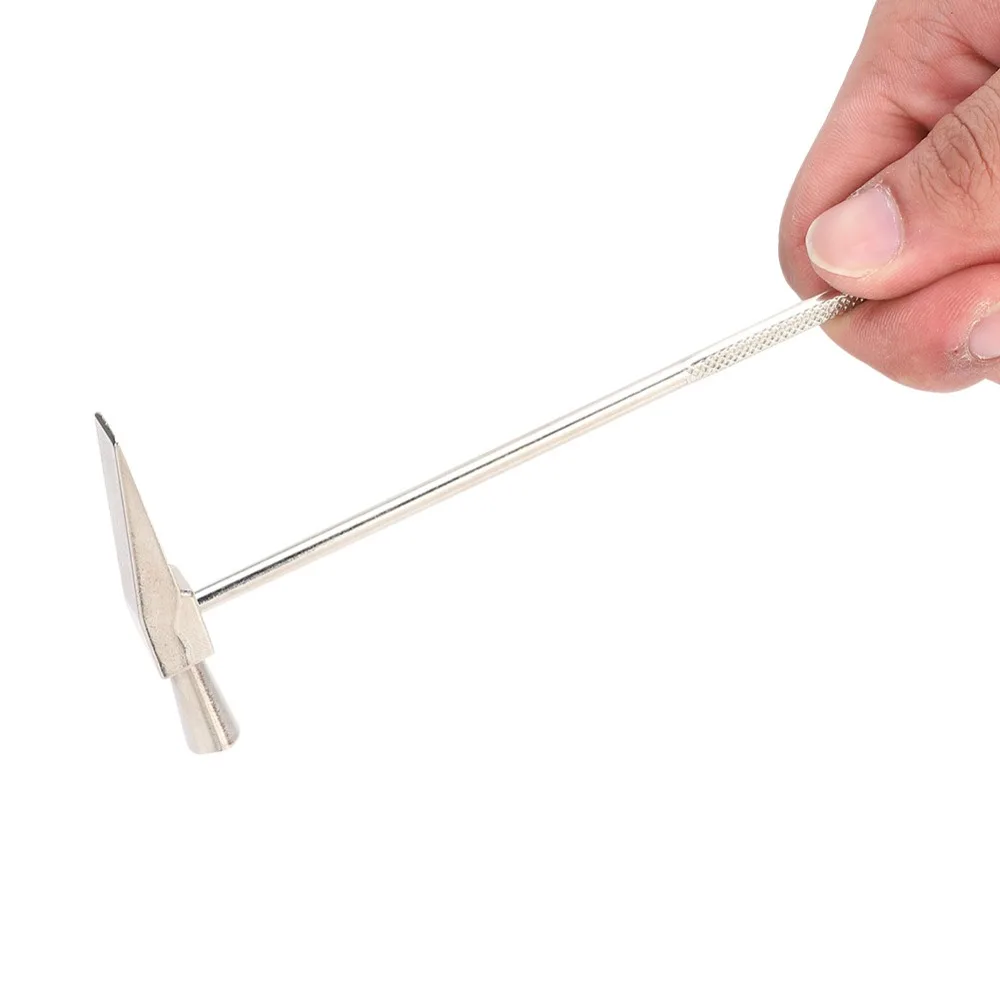 Metal Kalimba Tuning Hammer​ ​Strong Construction ​Instrument Tuning Accessory​ ​Tone Hammer​ ​Silver ​Thumb Piano Tuning Tool​