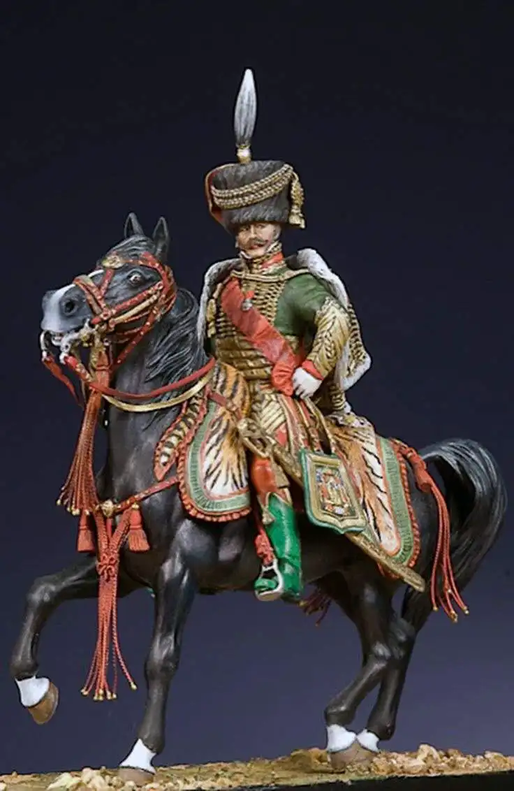 Kit resina Hussars Guard (legno) 75 mm