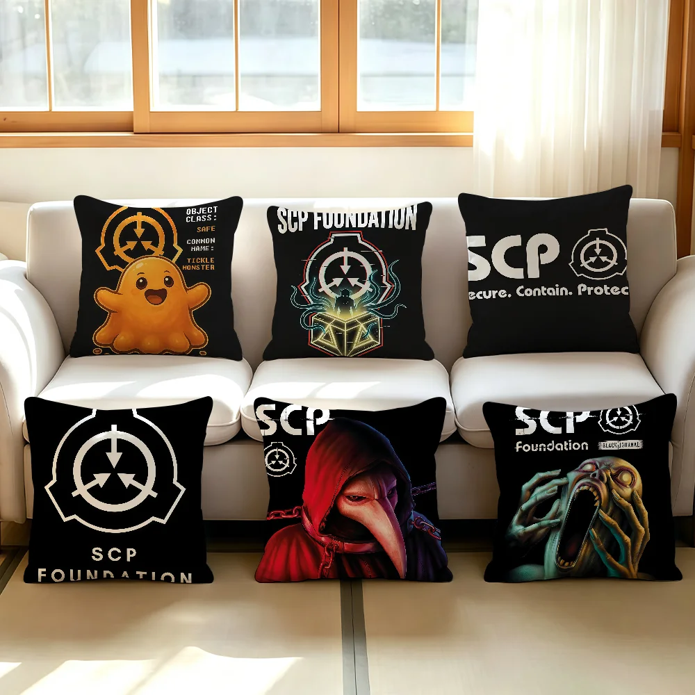 Fashion SCP Foundation cushion cover Anti-dustmite Sofa Cushion Decorative Office Cover Lounge Area Indoor & Outdoor Use