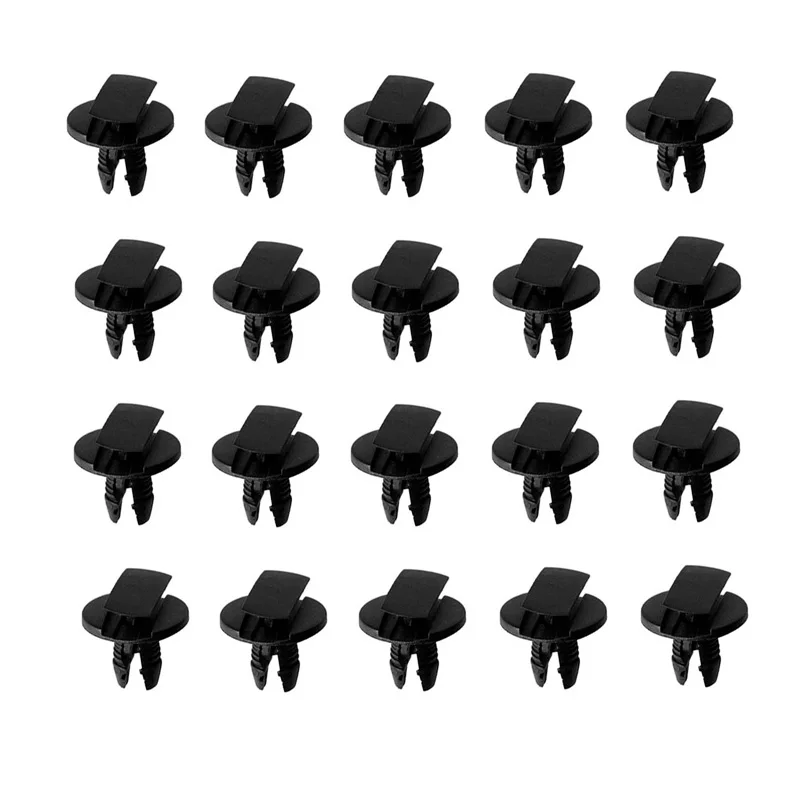 20pcs 8mm Plastic Rivets Bumper Fastener Clip for Peugeot 307 206 207 Citroen PSA Car Fender Liner Wheel Arch Retainer Push Pins