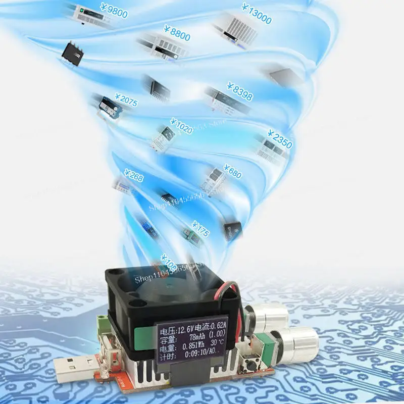 Shared Power Bank Capacity Test Mobile Phone Data Cable Charger Usb Load Detector Ammeter