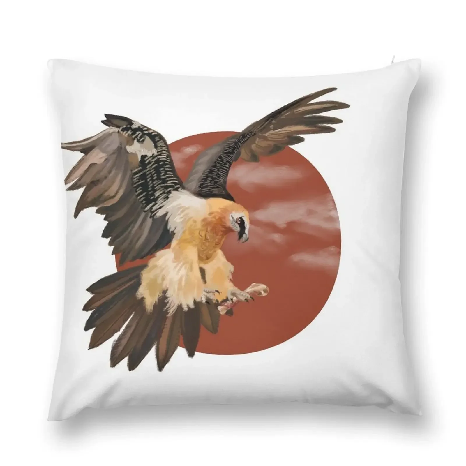 Lammergeier (Bearded Vulture) Throw Pillow Anime Custom Cushion pillow