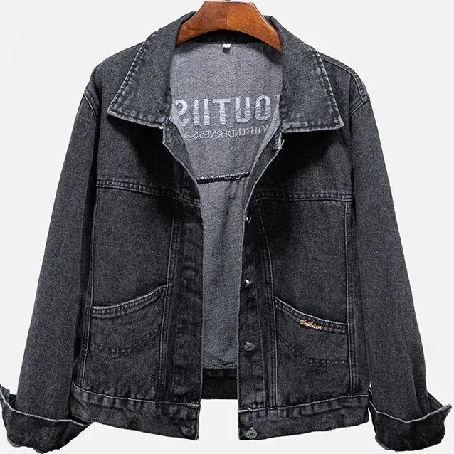 

Женская джинсовая куртка с вышивкой Sli ort, европейский бренд Sle Faion, весенняя ветровка без маркировки