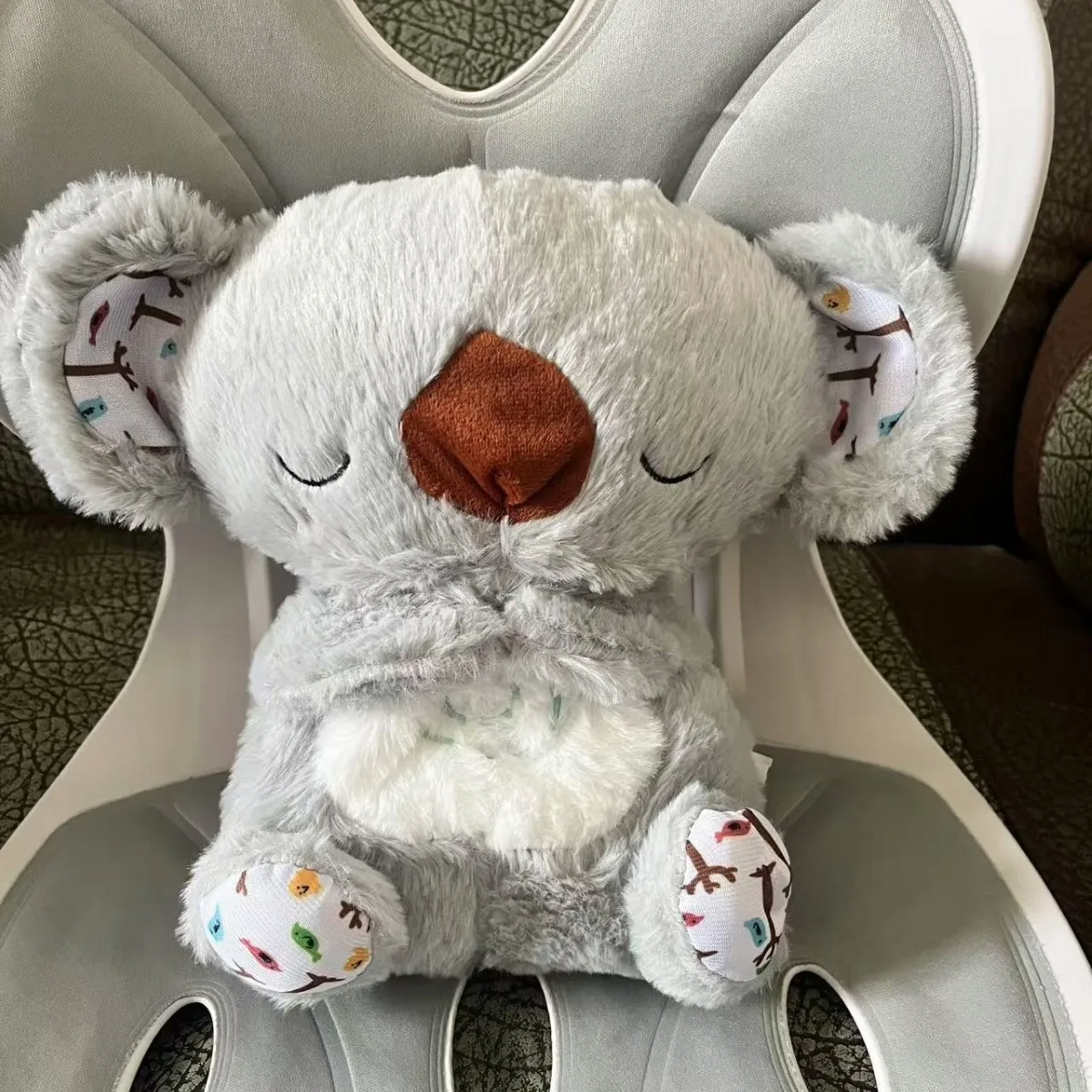 New 28cm Breathing Light Koala Bear Plush Toy for Children and Babies Soothing and Sleeping Music Doll Sleeping Artifact Gift view 5