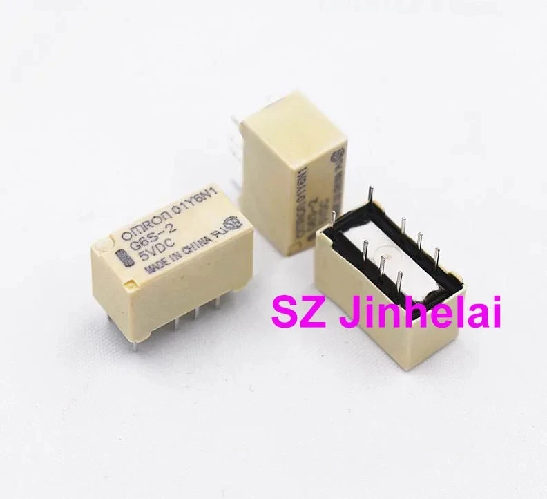 10pcs Authentic Original Omron Signal Relay G6K-2F G6K-2F-Y G6K-2P-Y G6S-2 G6S-2F 24VDC 12VDC 5VDC 3VDC