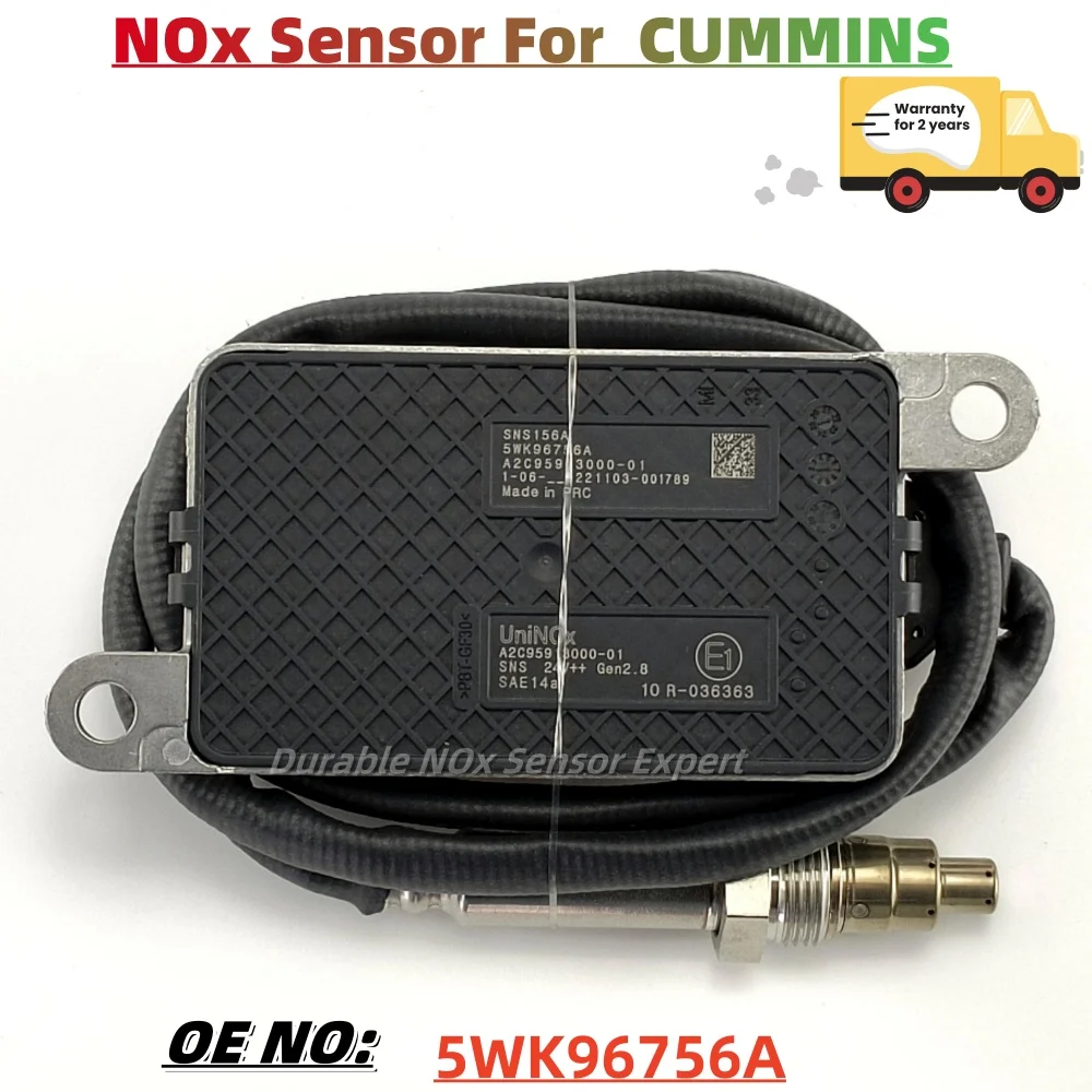 5WK96756A 5WK96756 SNS156A A2C95913000-01 Original New Nitrogen Oxygen Nox Sensor For Cummins Engine Car Trunk Excavator
