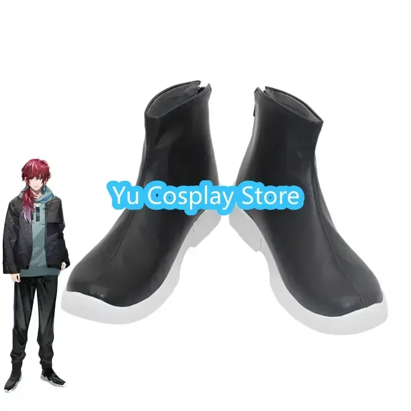 

Yu-Cosplay Lauren Iroas Cosplay Shoes Vtuber Cosplay Prop PU Leather Shoes Halloween Carnival Boots Custom Made