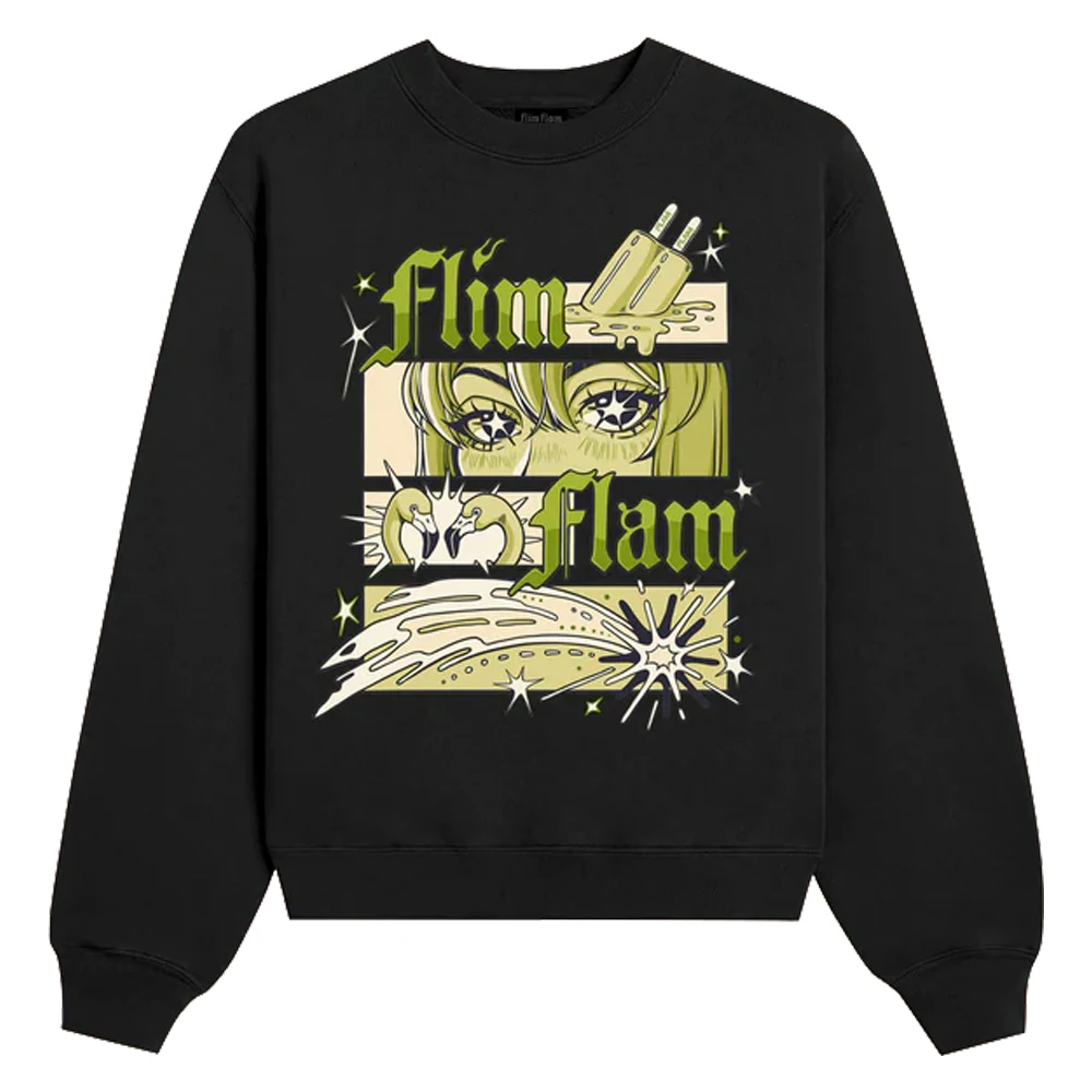 

Flim Flam Stars Crewneck Sweatshirt 2023 New Logo Fashion Long Sleeve Streetwear Women Men Funny Clothes