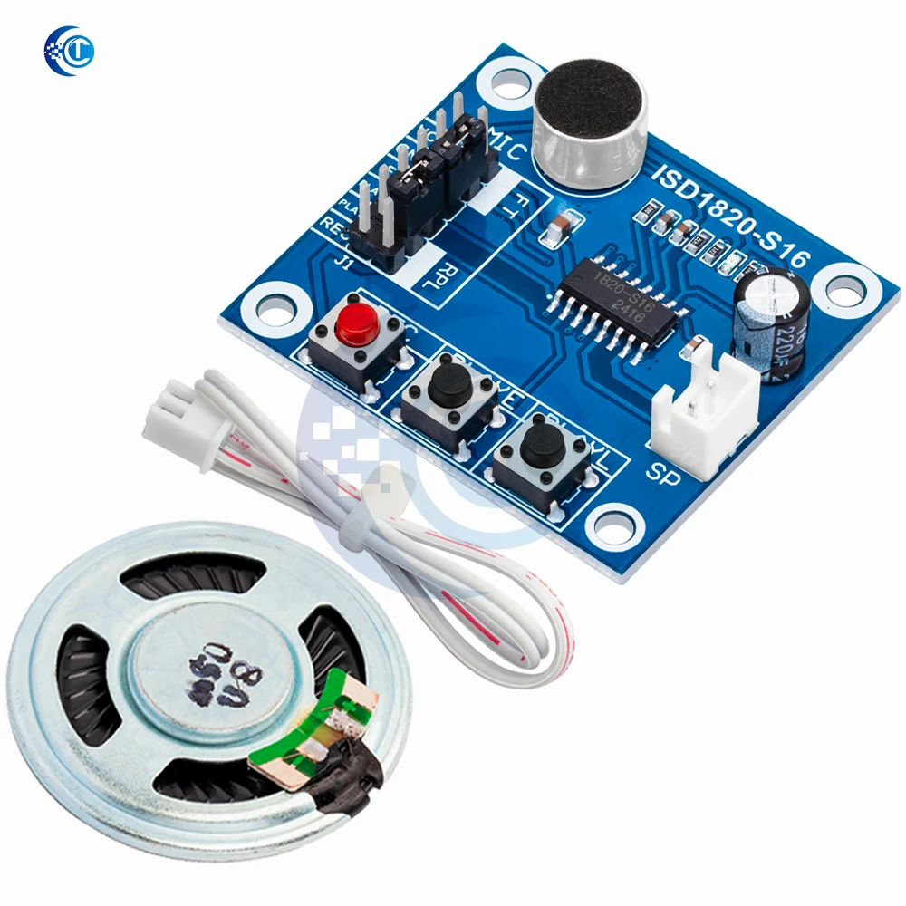ISD1820 وحدة صوت مع ميكروفون ومكبر صوت ، لوحة هاتف ، لوحة صوت