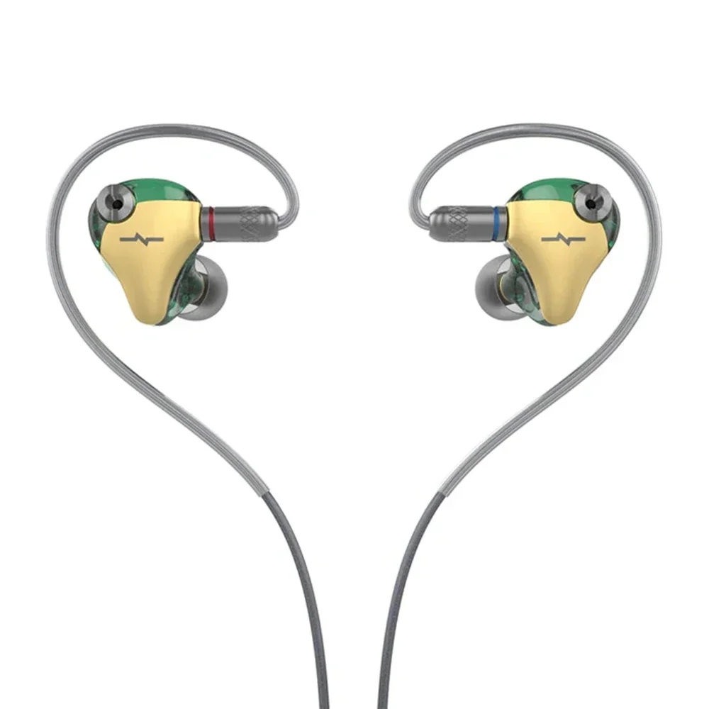 NiceHCK M5 4BA + 1DD ไดรเวอร์ HYBRID IEMS HiFi Music Studio Monitor หูฟังเบสหูฟังแบบมีสายสําหรับ Audiophiles นักดนตรี