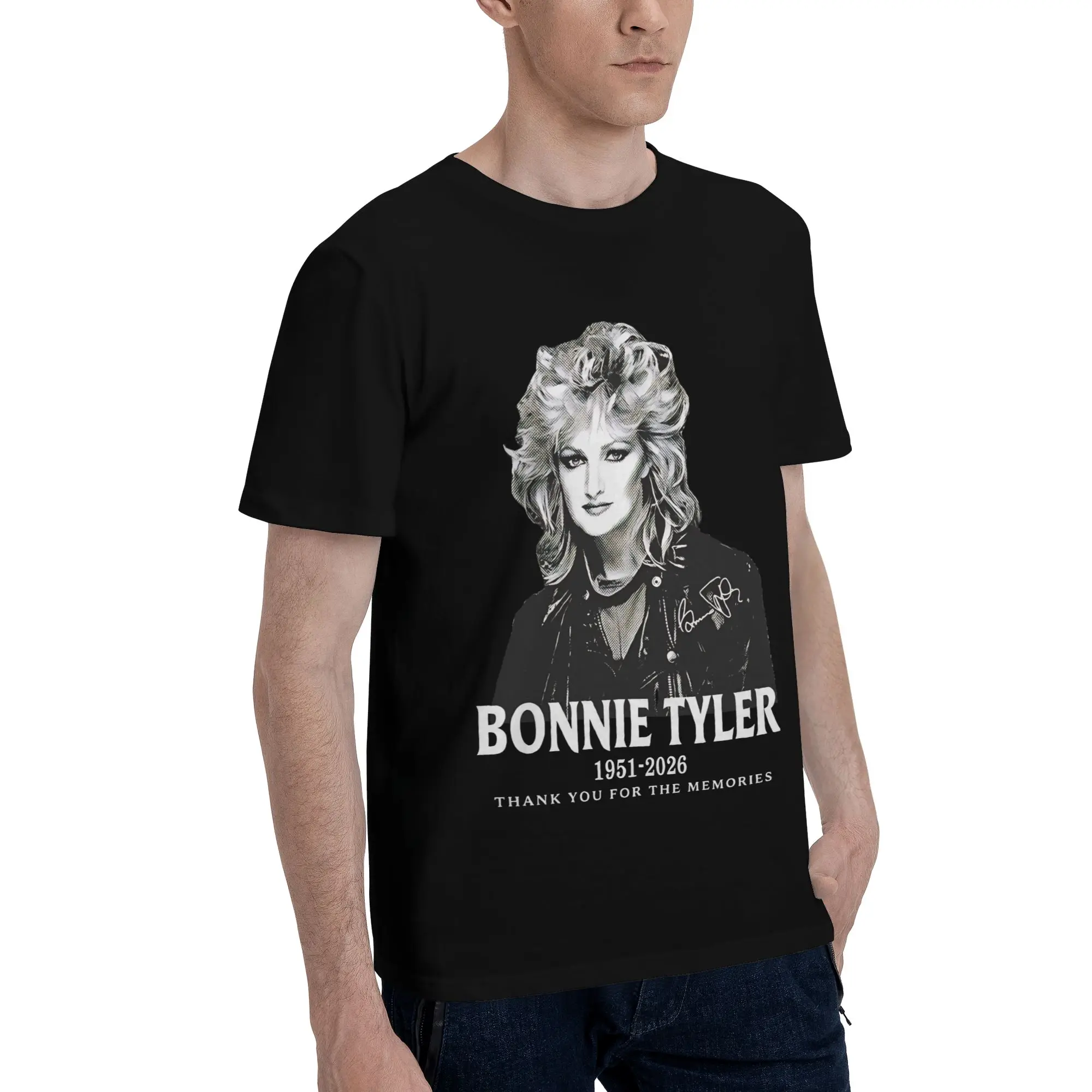 Men Women Fashion rip Bonnie Tyler  1951 2026  Tee T Shirt 100% Cotton  T-shirts Clothing
