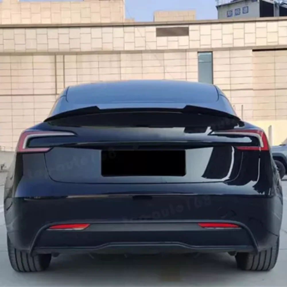ABS Modell 3 Highland 2024 2025 2026 Original Spoiler Für Tesla Modell 3 Hinten Stamm Flügel Modifikation Auto Außen Teile auto-stil – Detail 17