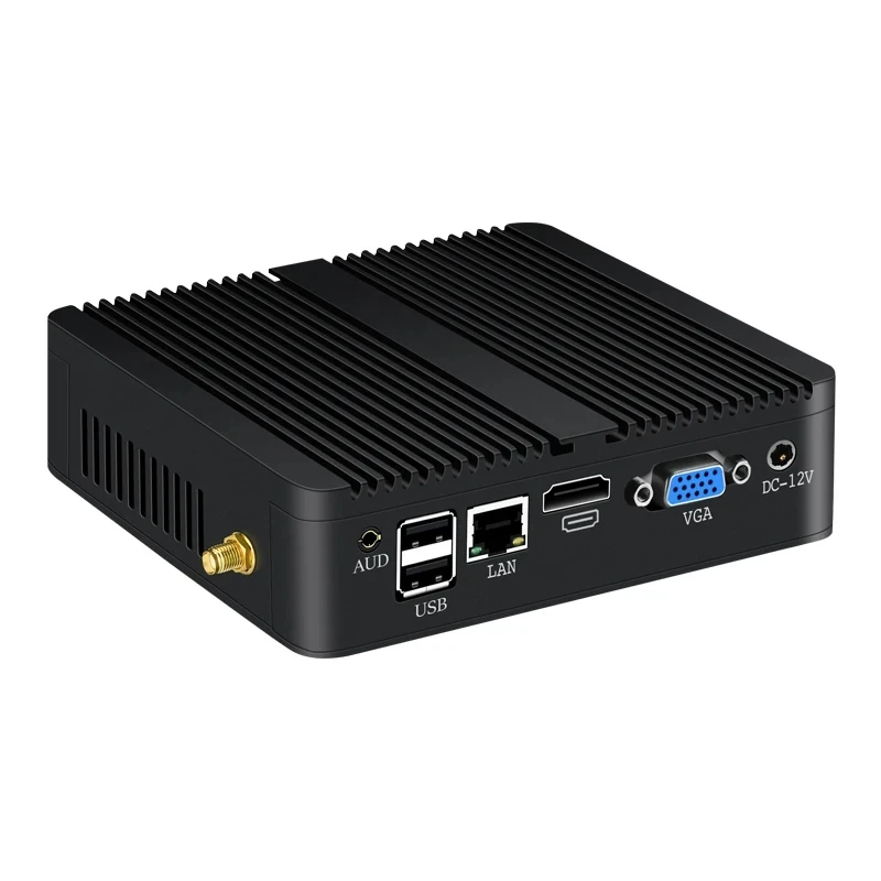 Imagem -05 - Helorpc-mini pc Industrial com Intel Core Computador Fanless I74500u I35005u I5-5200u Suporte Windows 10 Linux Pfense Firewall