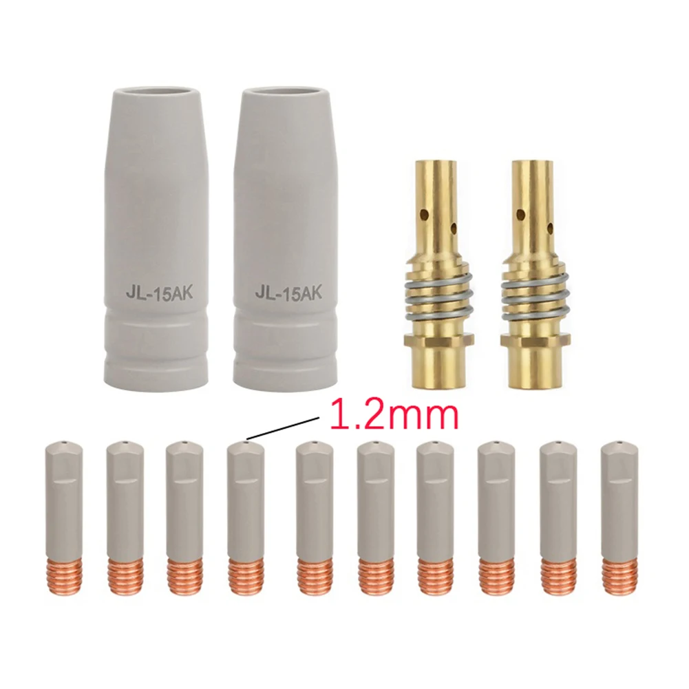 14Pcs 15AK Coating Protection Nozzle Non-stick Welding Slag European Airless Gas Protection Machine Protective Sleeve ﻿