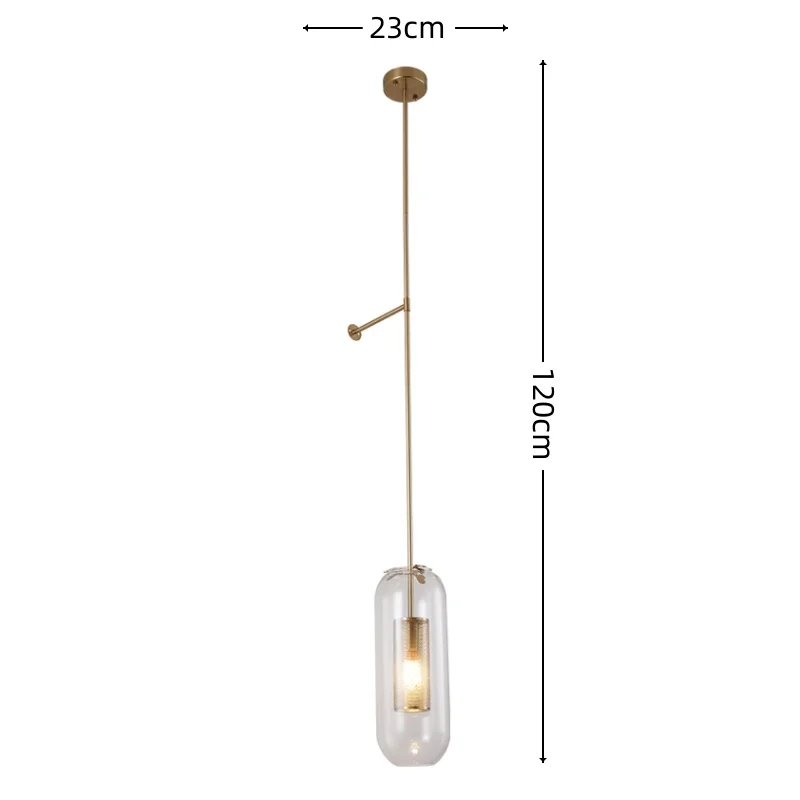 الحديثة الشمال الزجاج مصابيح الحائط الزخرفية لغرفة النوم السرير غرفة المعيشة المطبخ الشرفة إضاءة داخلية #6
