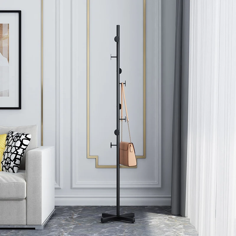 Modern floor-standing clothes hanger floor-standing bedroom simple living room clothes hanger Italian indoor coat rack popular clothes rack