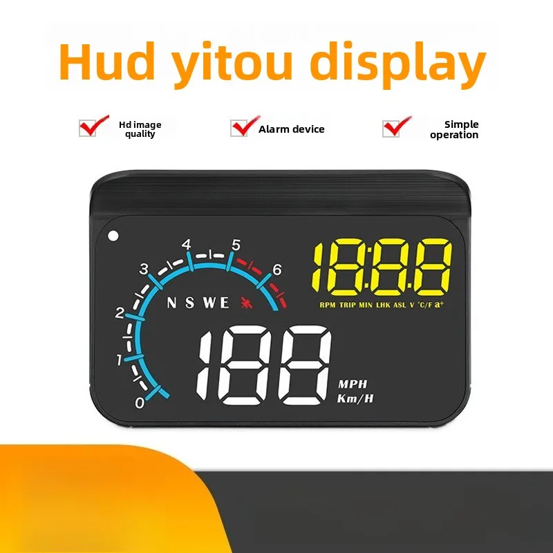 Автомобильный дисплей высокой четкости Obd, GPS, автомобильный универсальный проектор Hud, проекционный дисплей M12, автоматический светочувствительный