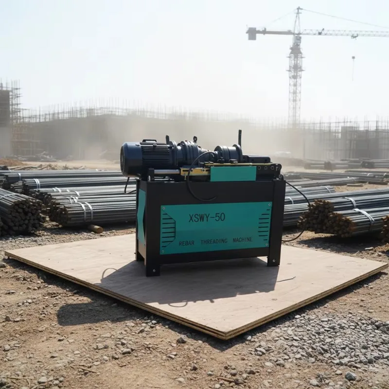 YG Customized Rebar Peeling And Threading Machine With Gear And Motor 380V 7500W For Rebar Splicing