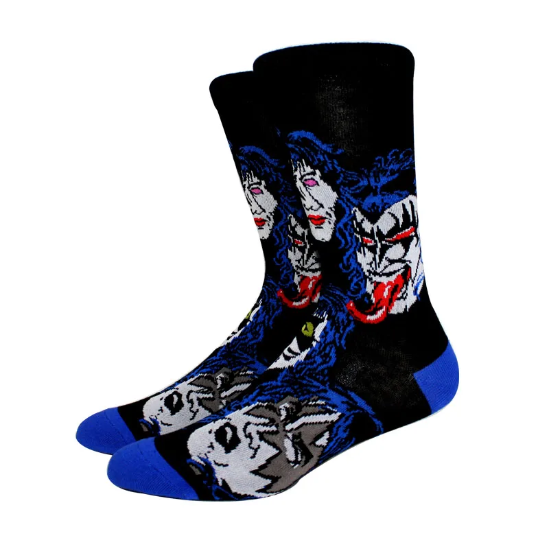 50 Style Fashion Long Anime Men Socks Hip Hop Creative Women Sock CosplayOutdoor trend Funny Couple Socks Happy Crew Socks 36-45