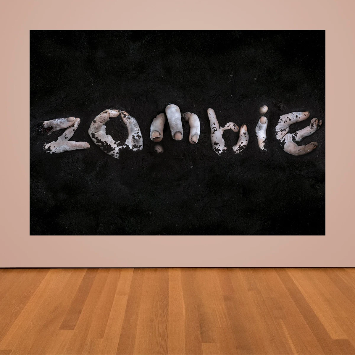 Zombie Theme Horror Scary Backdrop Banner Decor for Halloween Party Haunted House Decorations Background for Photo Booth Props