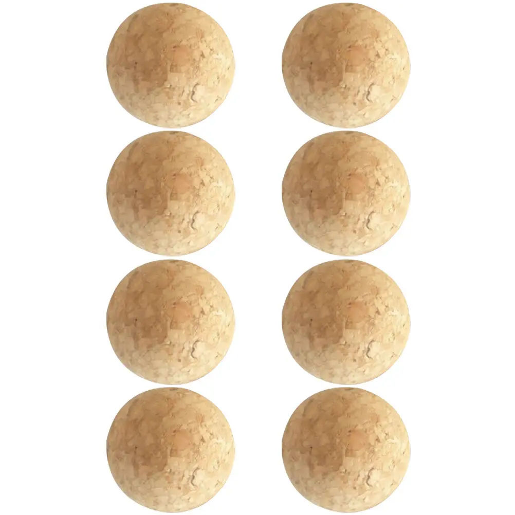 

8Pcs Wooden Football Foosball Table Balls Wear-Resistant Replacement Mini Wood Balls for Room Decor Table
