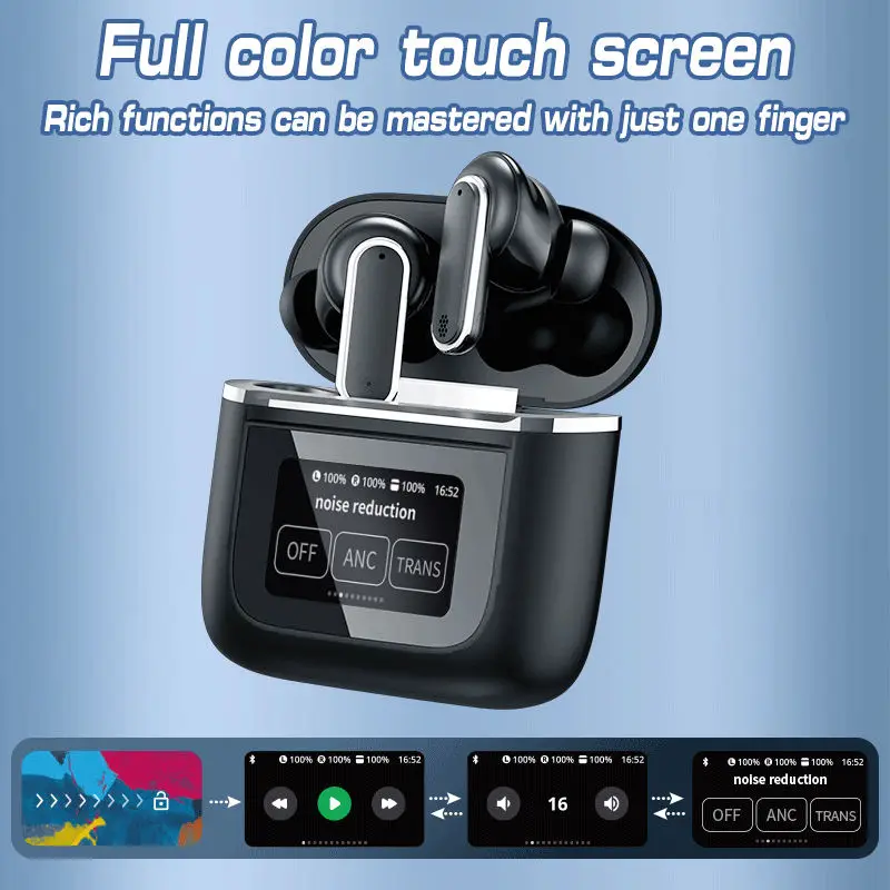 YX27 ANC Bluetooth Wireless Earphones TWS Wireless Earbuds Active