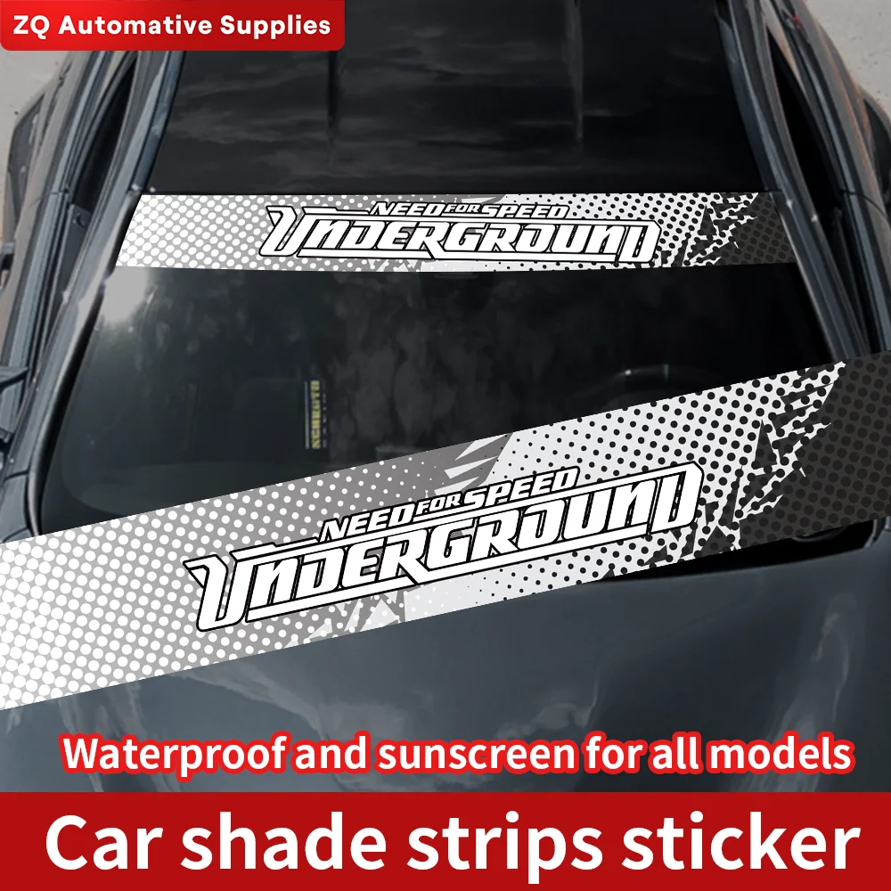 

NEED FOR SPEED Car Sunshade Stickers Auto Front and Rear Windscreens Waterproof Sunscreen Window Decal Scratches Decor Accessory