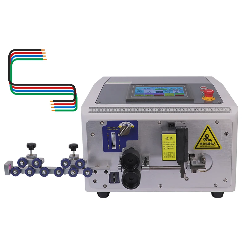 

150 Degree Cable Bending&Stripping Machine EW-08A Fully Automatic Touch Screen 1-6 Mm2 BV Wires Stripping Machine