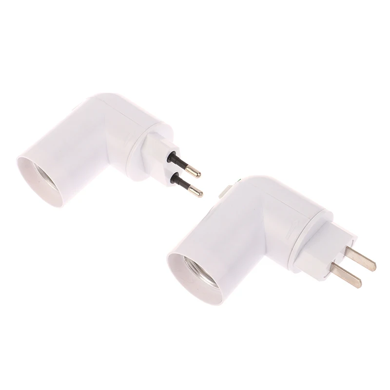 Suporte da lâmpada ajustável all-round, soquete E27, bases de luz, conversor de lâmpada, adaptador de lâmpada, UE, plug US, 1pc