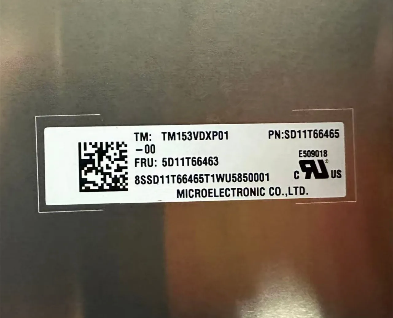 

TM153VDXP01-00 15.3'' Laptop LCD Screen Display Panel Matrix