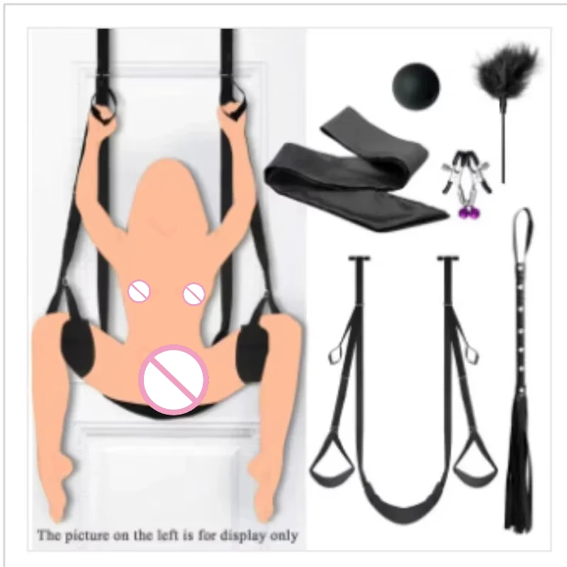 SM ترقية الباب ملزمة متعددة الأغراض بطاقة الباب سوينغ النايلون وسادة مقعد لعبة للبالغين كجهاز جنسي الكبار #6