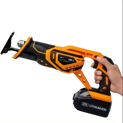 21V Variable Speed Cordless Reciprocating Saw Power Saws for Wood Trees Metal or PVC Pipe Cutting with Fast Charge