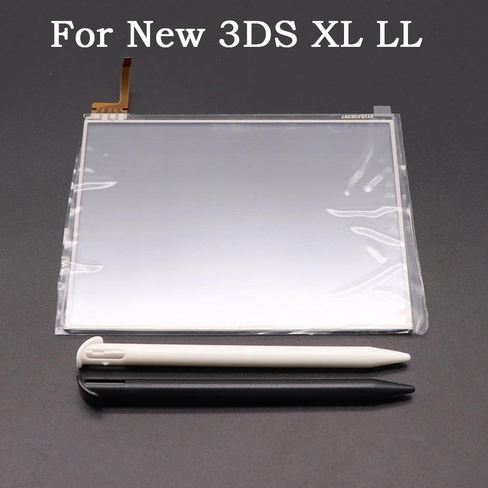 NDS WII U NDSL NDSi LL XL, New 2DS, 3DS, 3DSLL XL, New 3DS XL LL 콘솔용 터치 스크린 패널 디스플레이 디지타이저 글래스 1세트