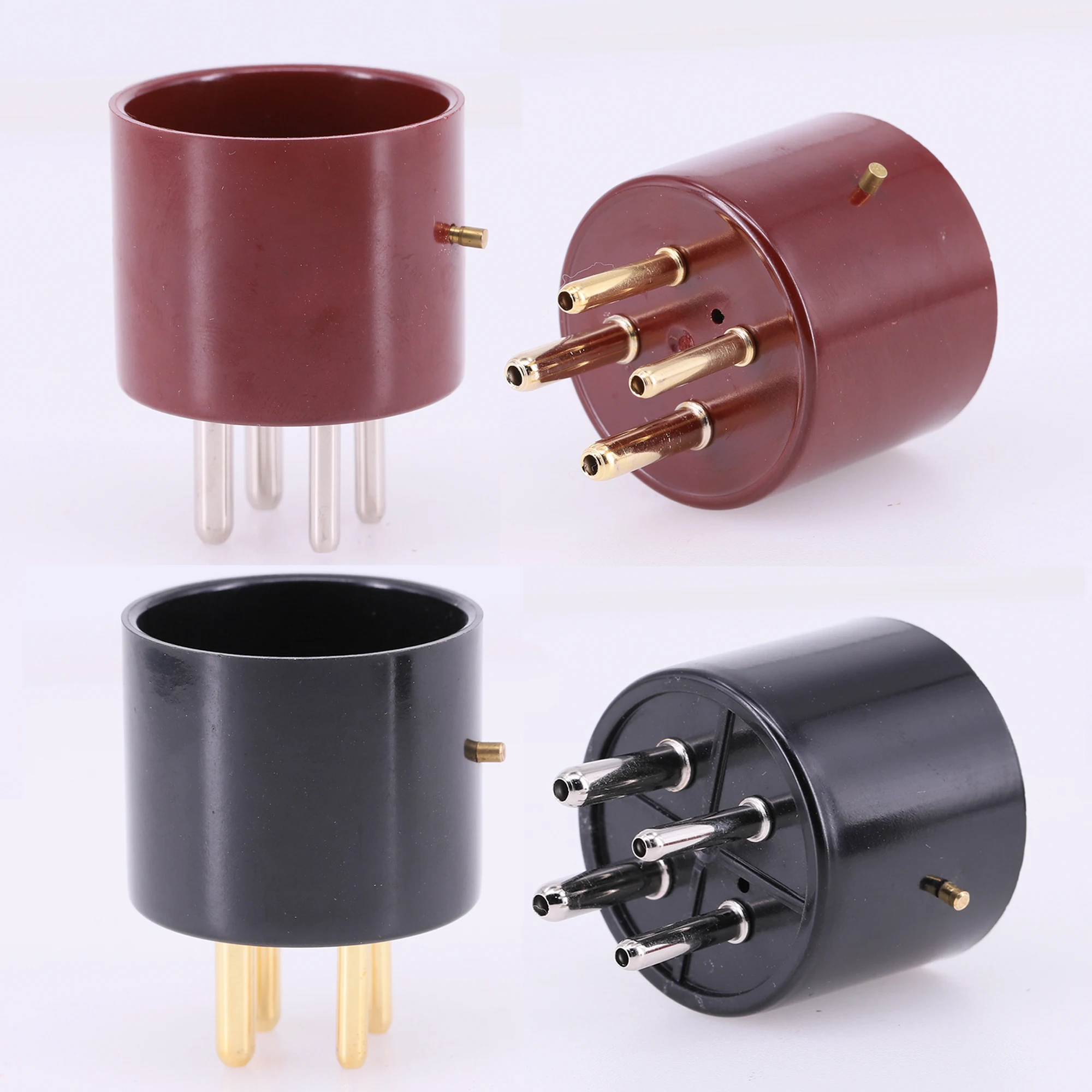 

Bakelite 4Pin Tube Socket 300BR Tube Base For 300B 2A3 811 274 Vacuum Tube HIFI Audio Amplifier