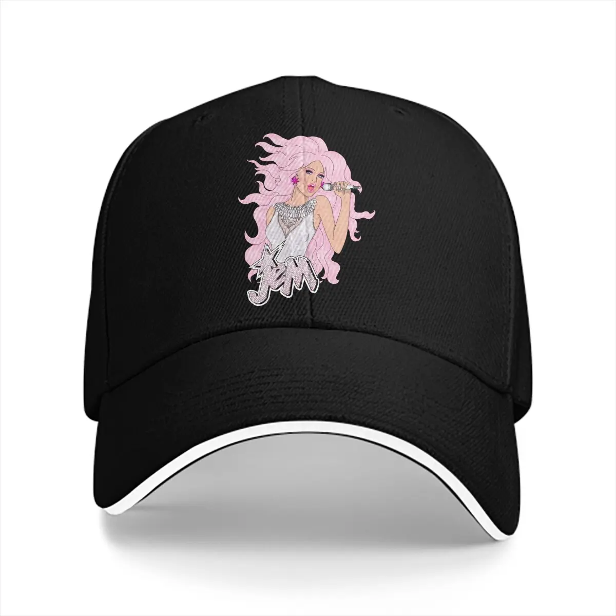 Pure Color Dad Hats Dazzling Diamonds Casual Hat Sun Visor Caps Jem And The Holograms Peaked Cap