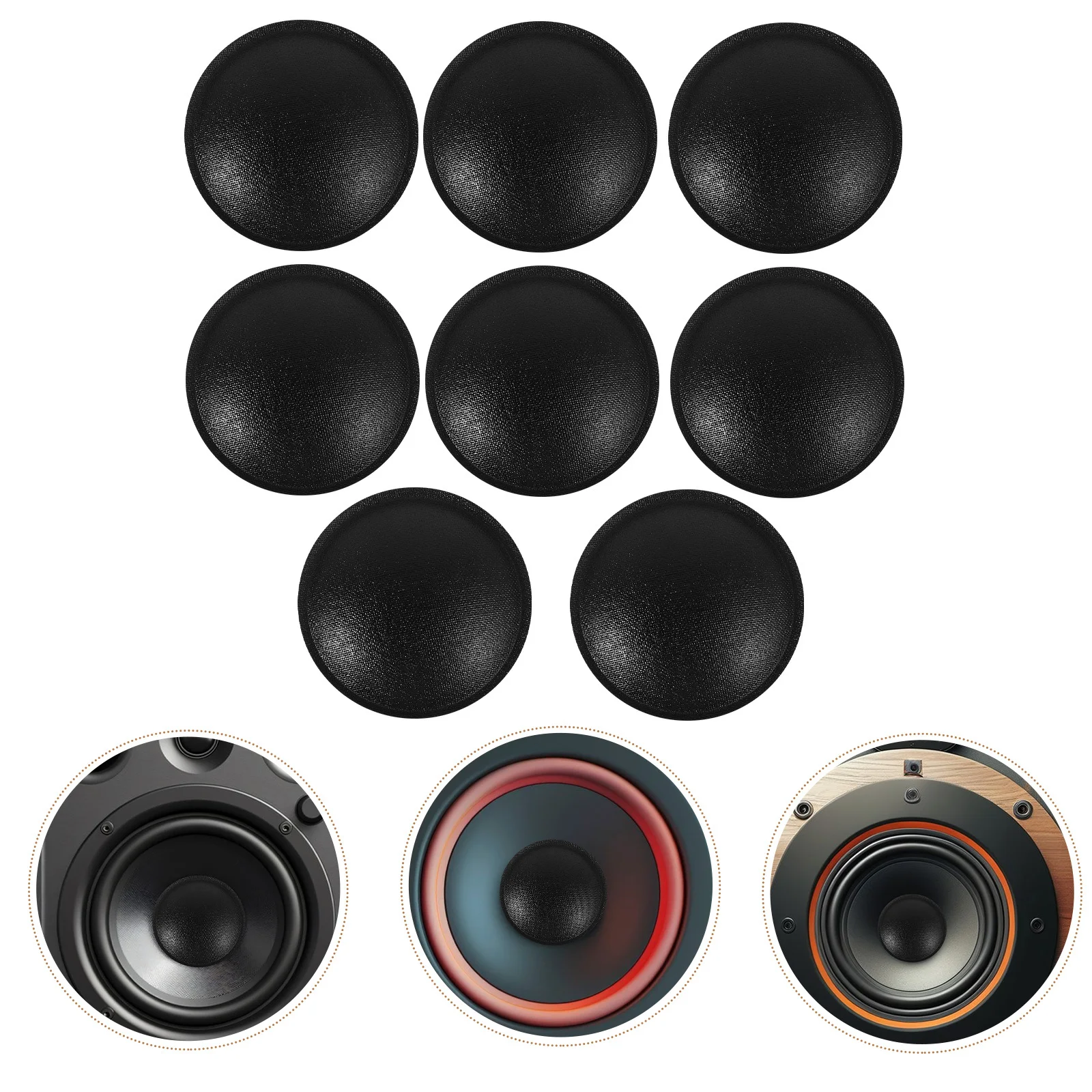 

8Pcs 45mm Speaker Dust Caps for Clear Sound Easy to Install Universal Compatibility Audio Enthusiasts Speaker Dust Hat