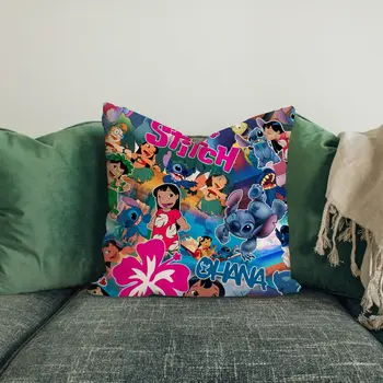 50*145cm Disney Lilo a Stitch Patchworková polyesterová bavlněná látka s potiskem, DIY kapesníky, šicí a prošívané látky, materiál na vyšívání 6 nejlepší prodej látka Lilo a Stitch - №2