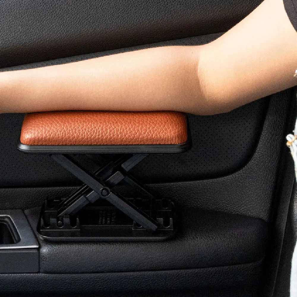 For Tesla Model 3 Y X S Armrest Cushion Rest Pads Vehicle Door Side Leather Height Elbow Support 4Colors