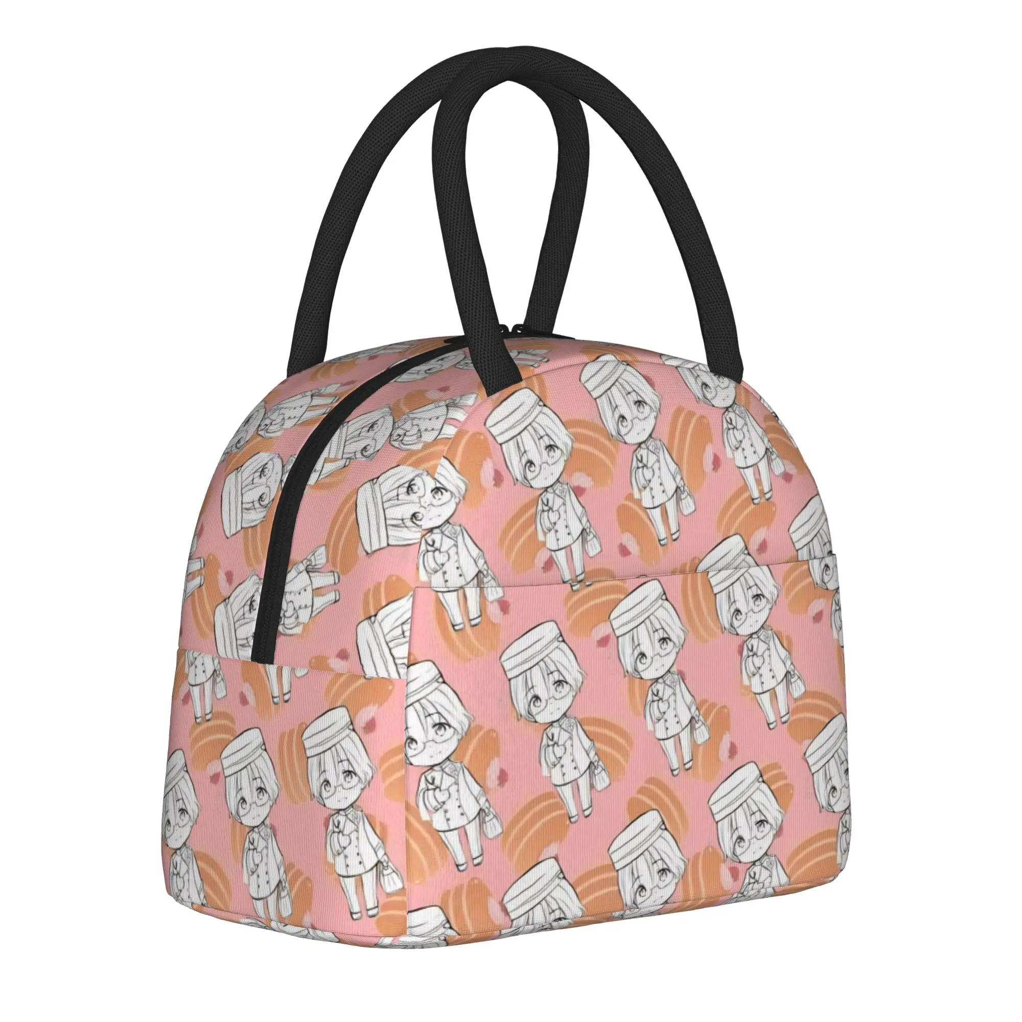 Hetalias Axis Powers Merch Insulated Lunch Tote Bag For Picnic  Food Storage Bag Portable Cooler Thermal Bento Box