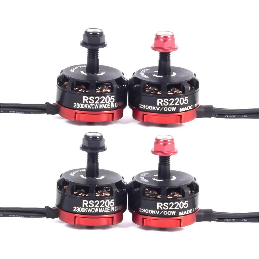 Fai da te RS2205 2300kv CW CCW motore Brushless RC parti di aerei RC motore 5045 elica Mini motore FPV RC QAV250 X210 Racing Drone